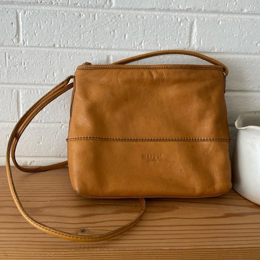 Margot New York Leather Crossbody Bag - Picture 2 of 4